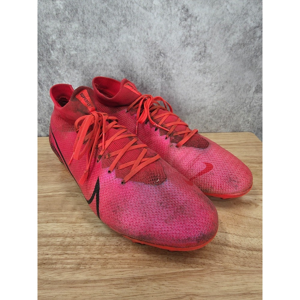 Nike Mercurial Superfly 7 Pro FG Soccer Cleats Mens 13 Laser Crimson Football - Picture 2 of 10